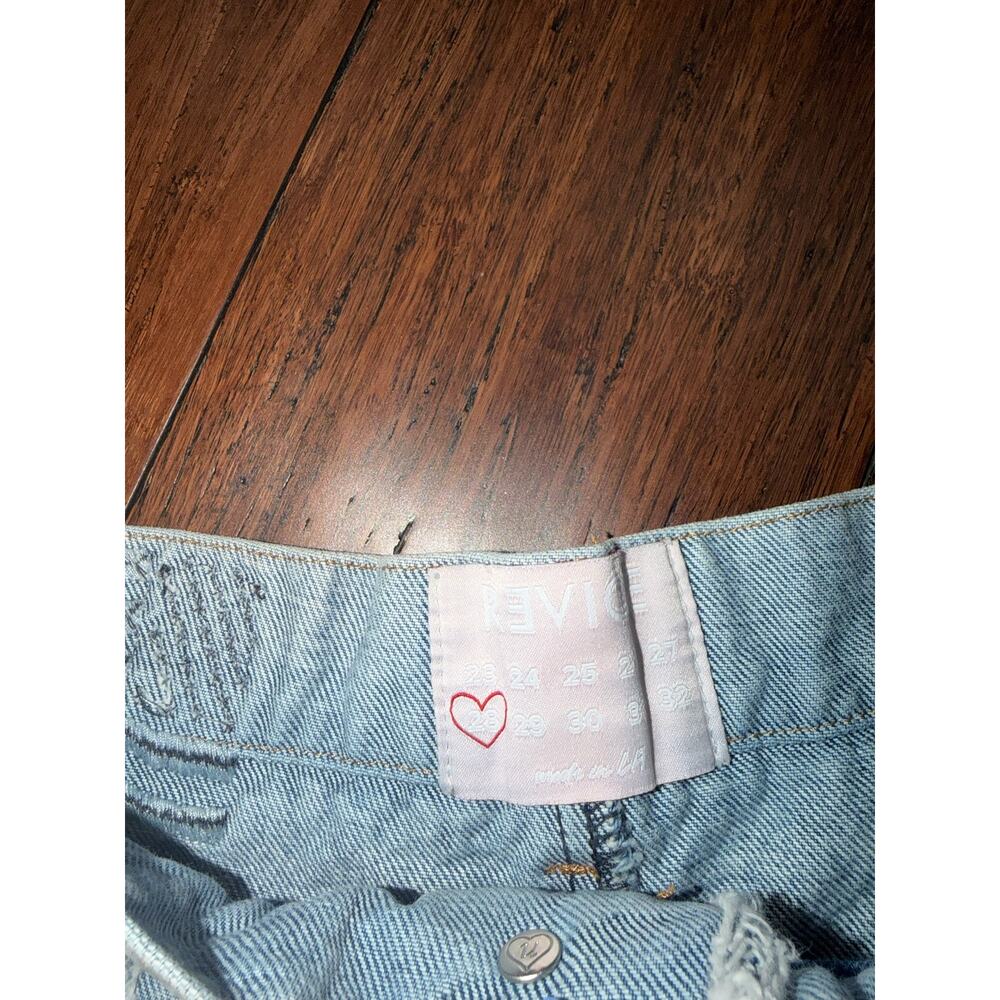 Revice Unique Cute Denim Ziggy patchwork shorts 28 - image 3
